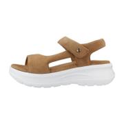 Panama Jack Platta Sandaler med Klibbig Rem Brown, Dam