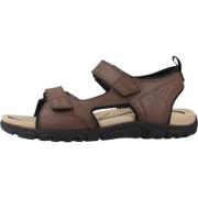 Geox Strada Sandaler Brown, Herr