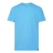 Boggi Milano Ss Slub Bomull Jersey T-shirt Blue, Herr