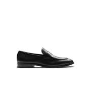 Fabi Svarta läderformella loafers Black, Herr