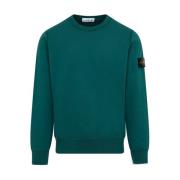 Stone Island Grön Sweatshirt Ss25 Green, Herr