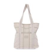 Lala Berlin Stilren Tote Bag med Organisatoriska Funktioner Beige, Her...