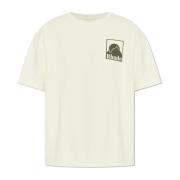 Rhude T-shirt med logotyp Beige, Herr