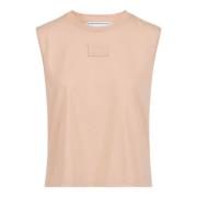 Iceberg Blush fast jersey top, beskuren passform Pink, Dam