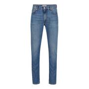 Iceberg Indigo 5-ficka Slim Fit Byxor Blue, Herr