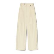 Gestuz Byxor med fickor Beige, Dam