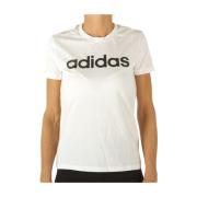 Adidas Dam Tryckt T-shirt White, Dam