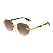 Bottega Veneta Bv1379S 003 Sunglasses Yellow, Herr