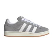 Adidas Grå Mocka Avslappnad Låg Topp Sneakers Gray, Dam