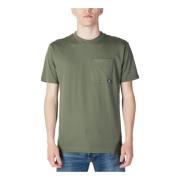 New Balance Grön Herr T-shirt med Rund Hals Green, Herr