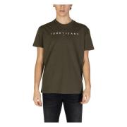 Tommy Jeans Grön kortärmad T-shirt Green, Herr