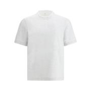 Brunello Cucinelli Herr Dubbellager T-shirt Gray, Herr