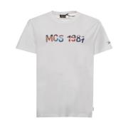 MCS Klassisk Flag Tee för Män White, Herr