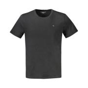 Tommy Hilfiger Svart Bomull Crew Neck Tee Black, Herr