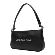 Calvin Klein Jeans Monogram Axelväska Modern Print Black, Dam