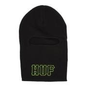 HUF Svart Balaclava Vogel Konvertibel Beanie Black, Herr