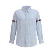 Thom Browne Randig Oxford Skjorta Blue, Herr