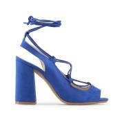 Made in Italia LaceUp PeepToe Hälade Sandaler Blue, Dam