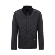 Barbour Quiltad Heritage Jacka Blue, Herr