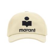 Isabel Marant Broderad Logo Baseball Cap Brown, Dam