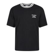 Drole de Monsieur Sportig Slogan T-shirt Black, Herr