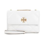 Tory Burch Diamant Liten Väska i Blanc White, Dam