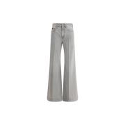 Jacob Cohën Ikonisk Doft Wide Leg Jeans Gray, Dam