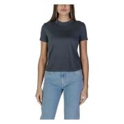 Calvin Klein Jeans Svart Bomull Rund Hals T-shirt Black, Dam