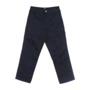 HUF Marinblå Bomull Twill Byxor Blue, Herr