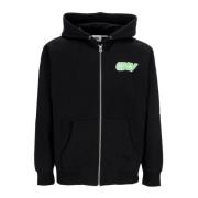 Obey City Watch Dog Zip Hoodie Black, Herr