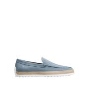 Tod's Blå Slip-On Sneakers med Monogram Blue, Herr