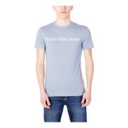 Calvin Klein Jeans Herr Ljusblå T-shirt Blue, Herr