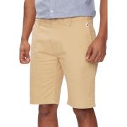 Tommy Jeans Beige Shorts med Dragkedja och Knapp Beige, Herr