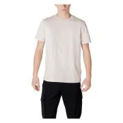 Antony Morato Vit Bomull T-shirt Kort Ärm White, Herr