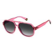 Polaroid Rosa Polykarbonat Solglasögon Polarized-Grade Pink, Unisex