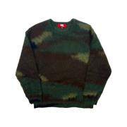 Supreme 2021 Camo Borstad Hoodie Multicolor, Herr