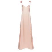 Magda Butrym Rose Applique Slip Klänning Pink, Dam