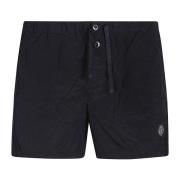 Stone Island Snabbtorkande badshorts för män Blue, Herr