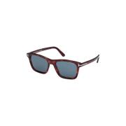 Tom Ford Guld Metall Solglasögon - Huxley Modell Brown, Unisex