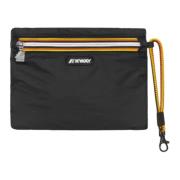 K-Way Essentiell Multifärgad Dragkedja Clutch Black, Unisex