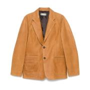 Our Legacy Klassisk Svart Blazer Brown, Herr