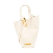 Jacquemus Vit Docka Toteväska White, Dam