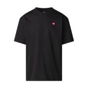 The North Face Djärv Logo Print Oversized Tee Black, Herr