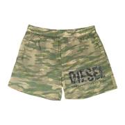 Diesel Camouflage Badshorts Vår-Sommar 2025 Green, Herr