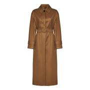 Max Mara Kamelrock för Kvinnor Ss25 Brown, Dam