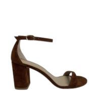 Stuart Weitzman Eleganta Sommarsandaler Brown, Dam