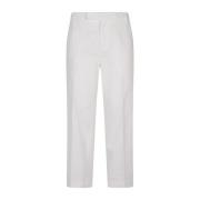 Thom Browne Vit Utility Chino Byxor Bomull Twill White, Herr