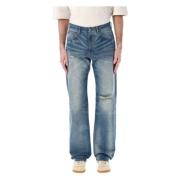 MM6 Maison Margiela Ljusblå Distressed Jeans Blue, Herr