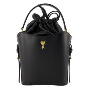 Ami Paris Paris Bucket Bag Vår-Sommar 2025 Black, Dam