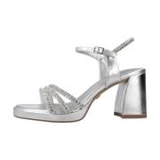 Tamaris Elegant High Heel Sandals Gray, Dam